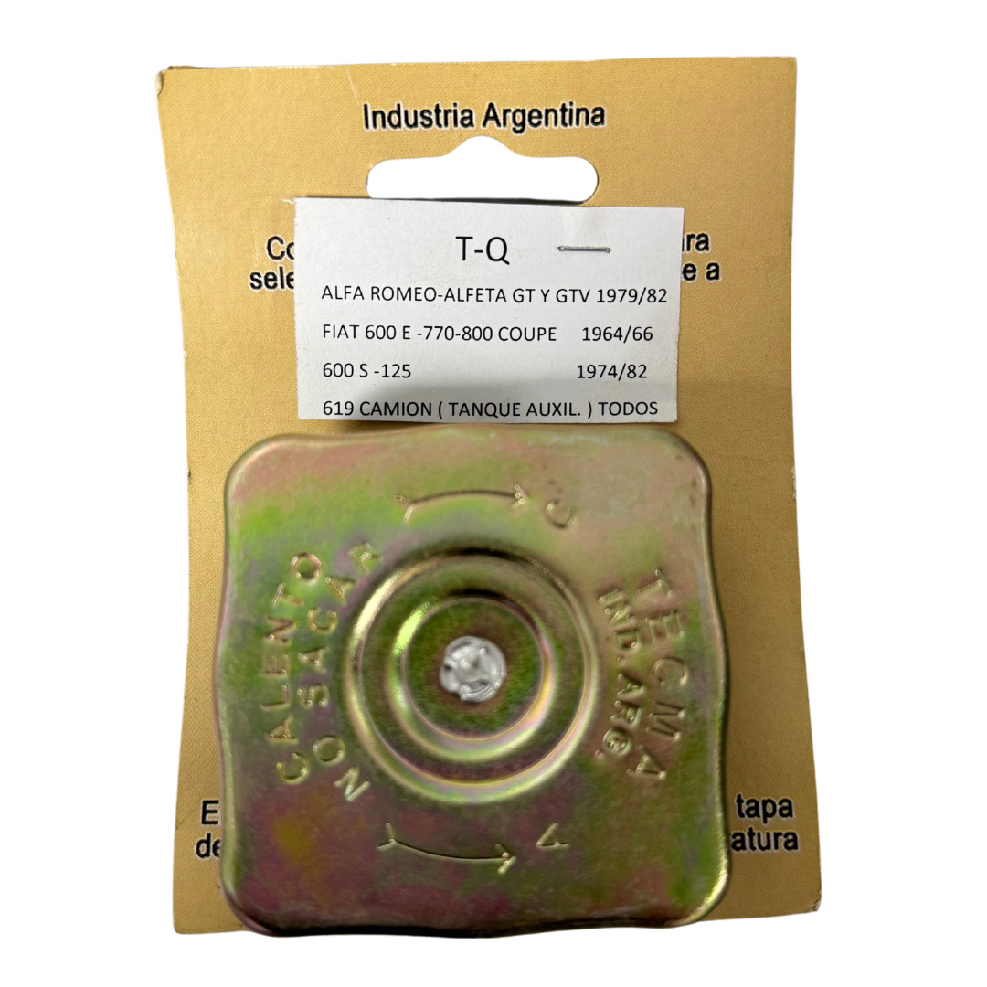 TAPA RADIADOR Q  TECMA     1 u (1251/Q)