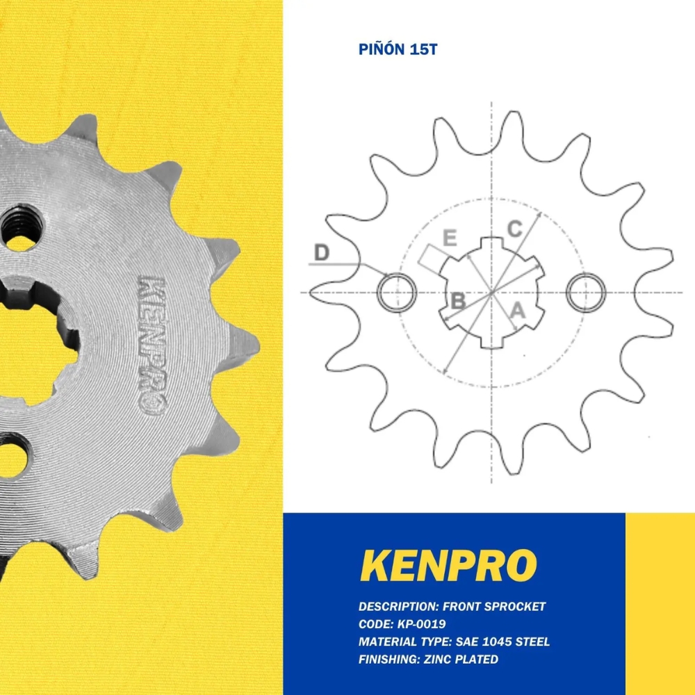 COR/PIÑ H C100 BIZ 35-15T Z  KENPRO     1 u (1756)
