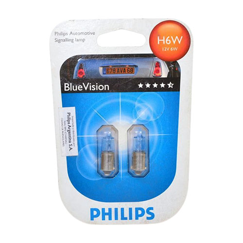 LAMP.BLUEVIS.12036 12V 6W BX9S  PHILIPS     1 u (2065)