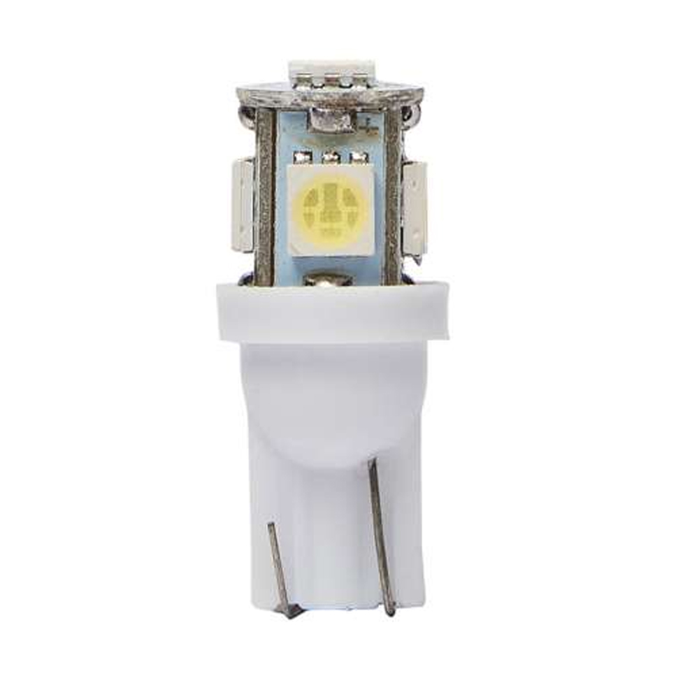 LED T10 5 PUNTAS SMD BLANCA 12V        10 u (9638)