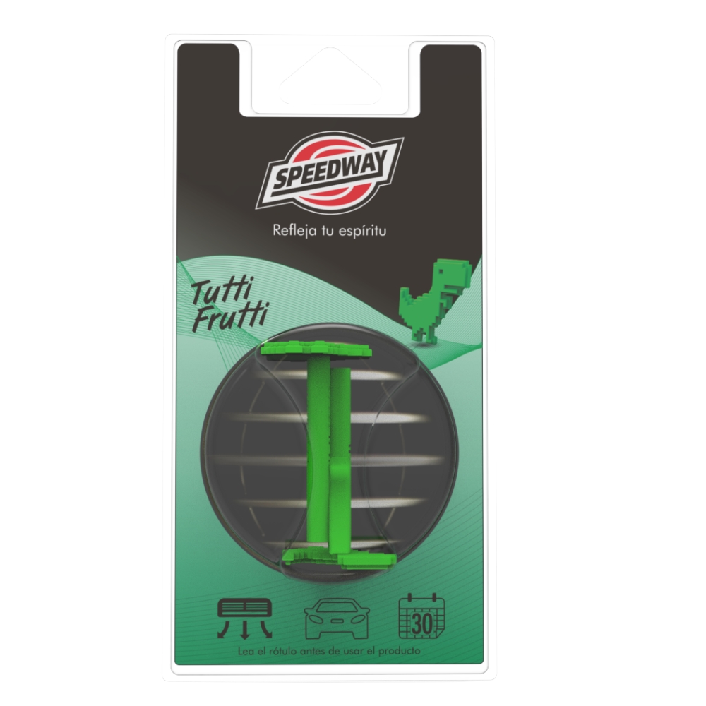 CLIP AROMATIZANTE DINO  SPEEDWAY  6 g  12 u (S0160)