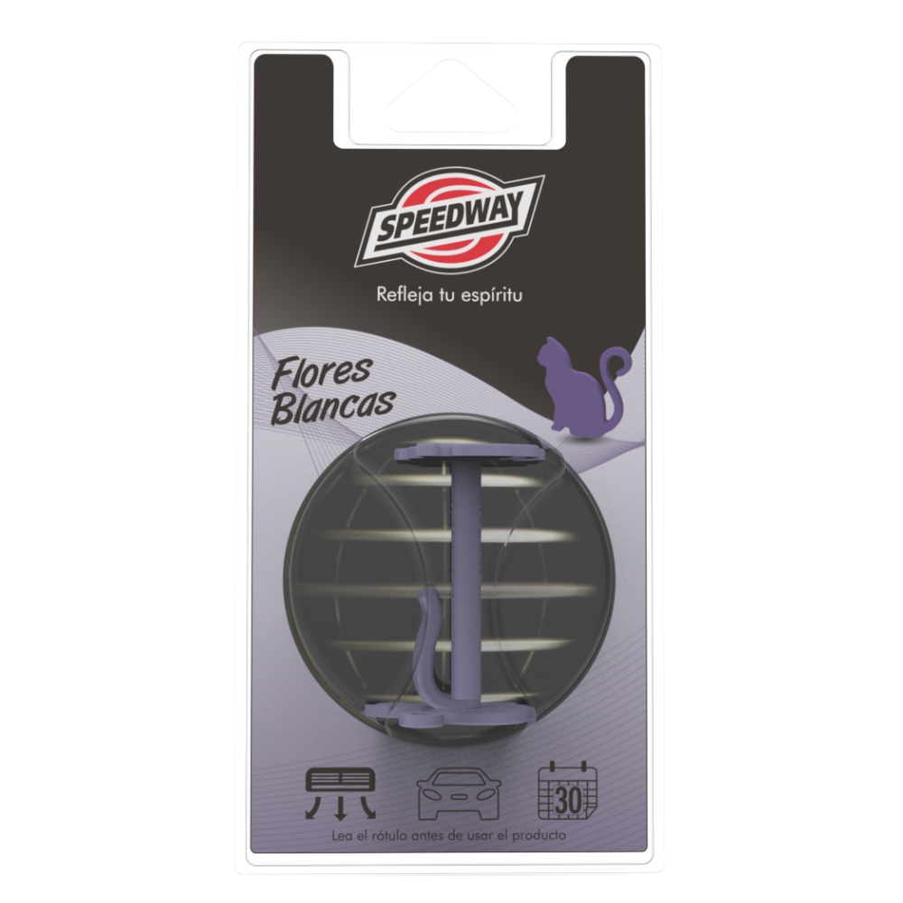 CLIP AROMATIZANTE GATO  SPEEDWAY  6 g  12 u (S0163)