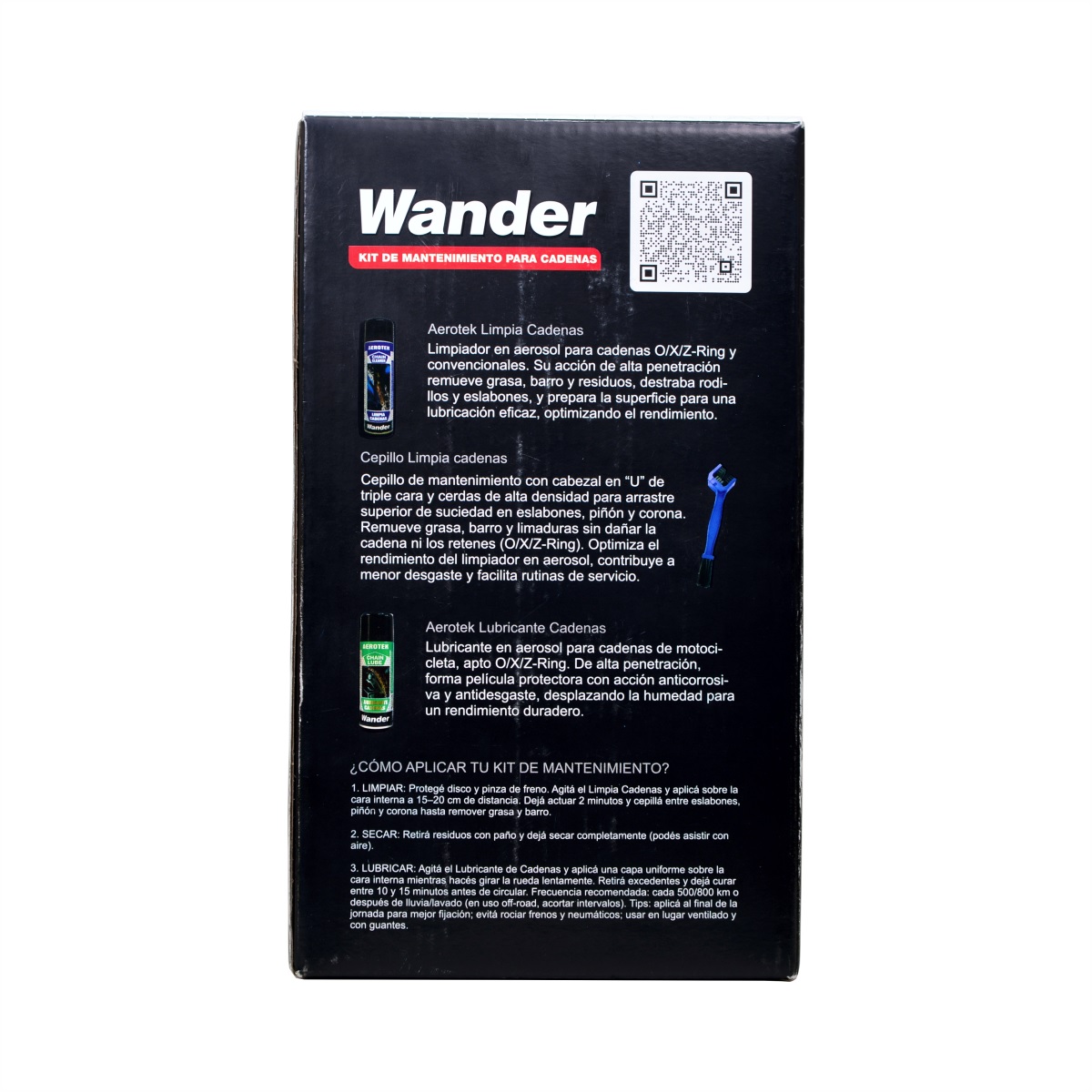 KIT MANTENIMIENTO CADENAS AEROTEK  WANDER     4 u (W2623)